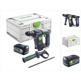 Festool BHC 18-Basic Akku Bohrhammer 18 V 1,8 J SDS Plus Brushless + 1x Akku 5,0 Ah + Systainer - ohne Ladegerät