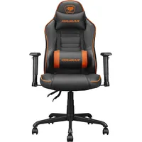Cougar Fusion S Gaming-Stuhl Schwarz/Orange
