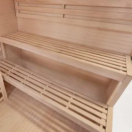 Artsauna Saunakabine Vantaa 175 mit Salzstein - Indoor Sauna für 4 Personen
