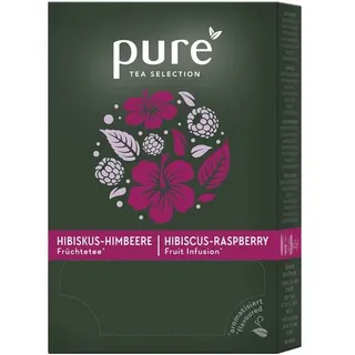 Pure Hibiskus-Himbeere Früchtetee Tee 25 Portionen