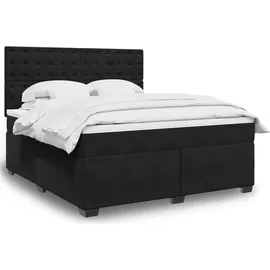 vidaXL Boxspringbett 180 x 200 cm Schwarz