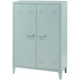 [en.casa] Oripää Aktenschrank 110 x 75 x 33 cm Graublau