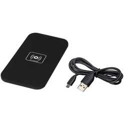  Induktive Qi - Tisch Ladestation schwarz gummiert 