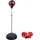 Homcom Punchingball Set Standbox Training Set, 125/131/138/145cm höhenverstellbar 125-145cm Handschuhe Pumpe Profi & Anfänger