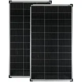 Solartronics Solarmodule 2 Stück 140 Watt Mono 12 Busbars 210mm Zellformat Solarpanel 1170x668x35 91681