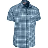Maul 1/2 Hemd kariert Himmelblau 52
