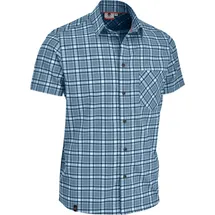 Maul 1/2 Hemd kariert Himmelblau 52