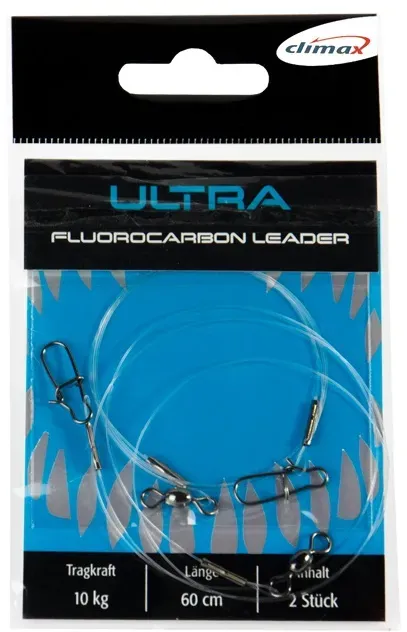 Climax 10kg 60cm Ultra Fluorocarbon, 2pc