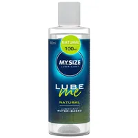 MY.SIZE Lube Me Premium Gleitgel Natural 100 ml I Gleitmittel natürlich & geruchsneutral I Wasserbasierte Gleitgele I Lubricant Gel für Toys & Latexkondome geeignet I water based lubrication