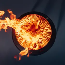 höfats MOON 45 Feuerschale mit hohem Fuß