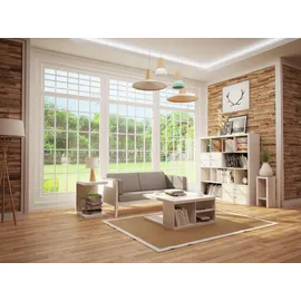 INOSIGN Phoenix 148802WE Beistelltisch U-Form Weiß