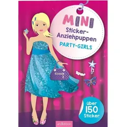 Mini-Sticker-Anziehpuppen – Party-Girls