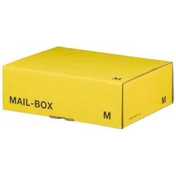 Mailbox Versandkarton Versandbox  wiederverschließbar Gelb 331 x 241 x 104 mm M