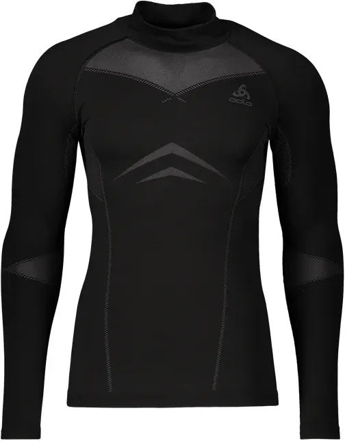Odlo Performance Fundamentals Light Turtle Neck Underwear Shirt Schwarz