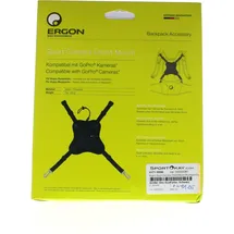 Ergon Brustkamera-Halterung - Sport Camera Chest Mount - Zubehör - Schwarz