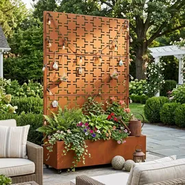 casa.pro Aaskis 190 x 120 x 38 cm Braun