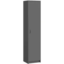 home collective Mehrzweckschrank Anthrazit, Holz 35x180x40 cm, Waschküche, Mehrzweckschränke