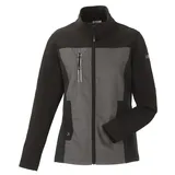 Planam Damen Stretch-Hybridjacke Norit schiefer/schwarz