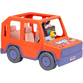 Moose Bluey Großes Familienauto & Bluey-Plüschfigur 20 cm rot