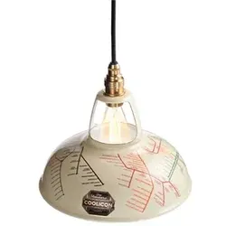 Coolicon - Original 1933 Design Pendelleuchte Underground Map Creme