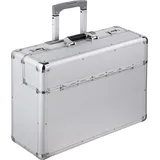 Tectake Pilotenkoffer 2-Rollen Cabin 49 cm / 40 l grau