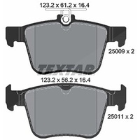 Textar Bremsbelagsatz, Scheibenbremse [Hersteller-Nr. 2500901] für Audi, Cupra, Vw