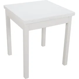 Hofmann Living And More Ausziehtisch 67 x 75 x 67 cm weiß