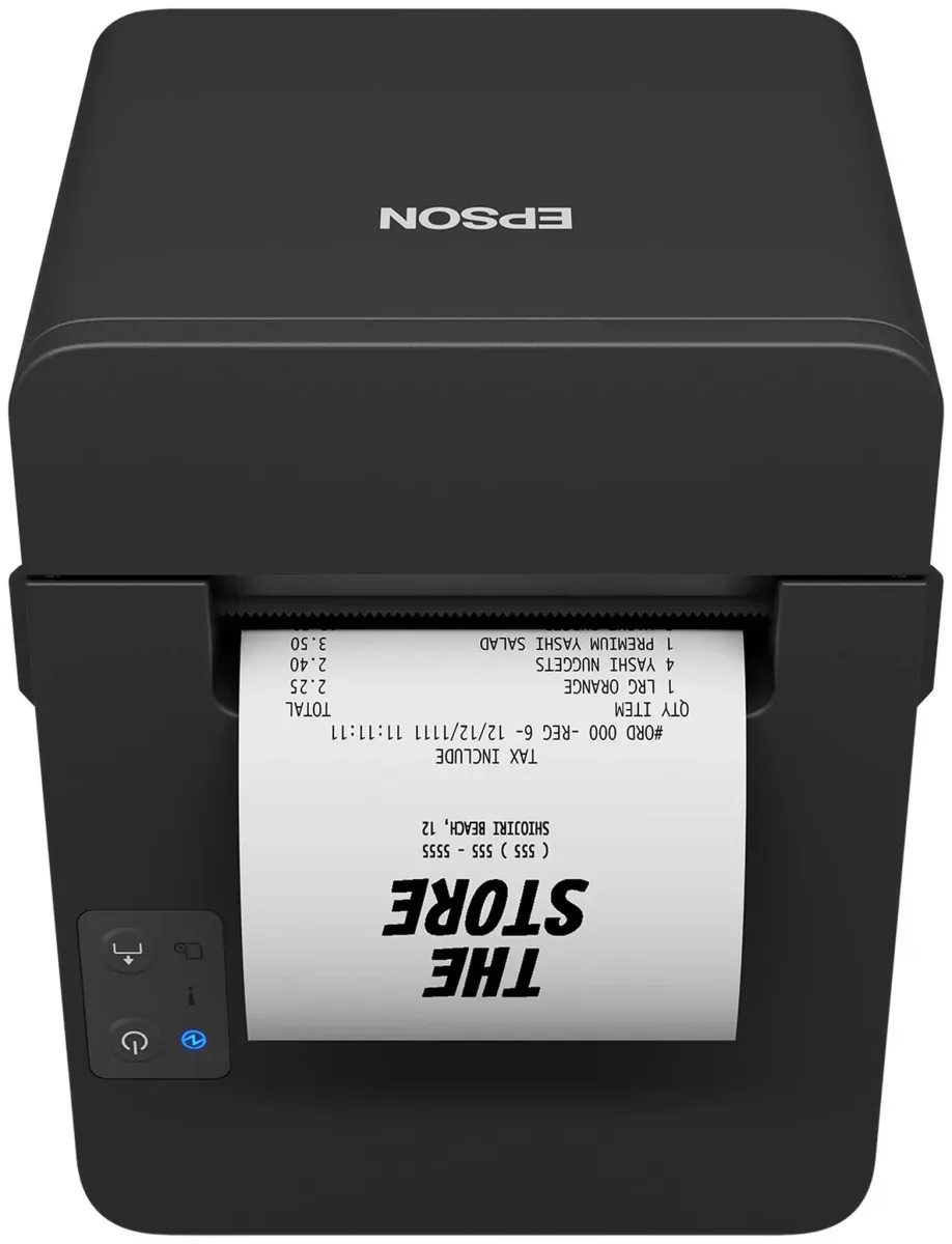 Bondrucker Epson TM-T20IV, USB / RS232, Cutter, 80mm, schwarz, Netzteil