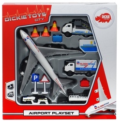 Dickie Toys Spielzeug-Flugzeug City Airport Playset 203743001