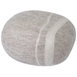 myfelt - Kieselstein Pouf Béla M, hellbeige