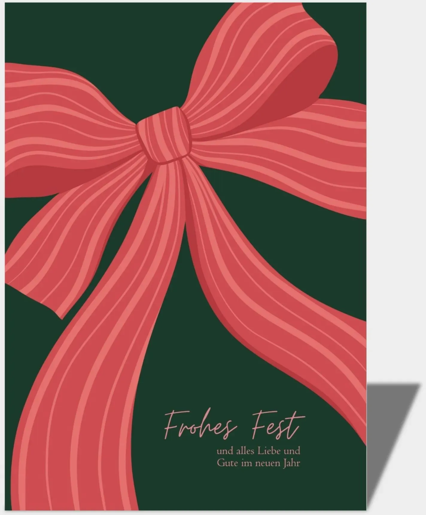 Postkarte  Frohes Fest DIN A6
