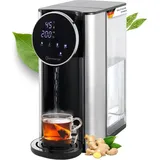 sommertal HW400 Heißwasserspender Businessline, XXL Version mit abnehmbaren 4L Tank, instant heißes Wasser 45-100°C, Touchdisplay, Babynahrung