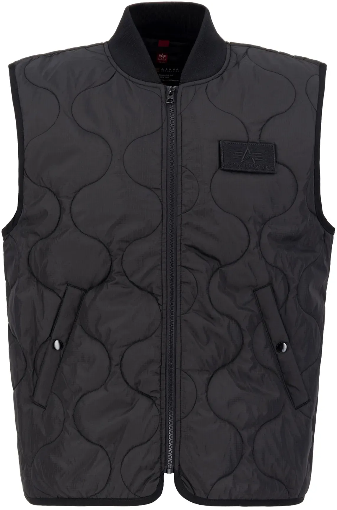 Blouson ALPHA INDUSTRIES "Alpha Industries Men - Vests ALS Vest" Gr. M, schwarz (black) Herren Jacken