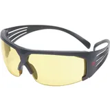 3M Schutzbrille SecureFitTM-SF600 EN 166 Bügel grau,Scheibe gelb PC 3M