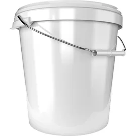 FixedByU Hobbock Eimer 31,5 L 3-tlg. Weiß