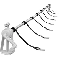 Arebos Aufrollsystem blau 1,05-6,15 m