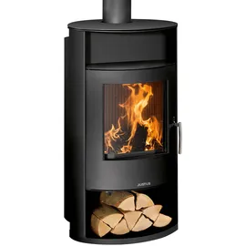 Justus Island Aqua II Wasserführender Kaminofen Stahl Schwarz