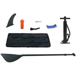 vidaXL Aufblasbares SUP-Board mit Segel Set Blau und Weiß