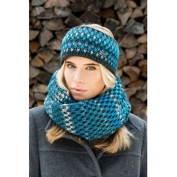 Eisglut Stirnband Balbinal Strick-Haarband mit Innen-Fleece grau