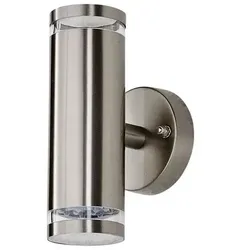 Lindby - Tiberius Außen Wandleuchte Steel