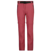 CMP Zip Off Hosen Peony Rot 164