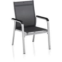 Kettler Basic+ Premium Stapelsessel 66 x 68 x 67 cm silber