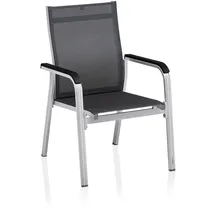 Kettler Basic+ Premium Stapelsessel 66 x 68 x 67 cm silber