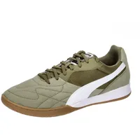 Puma King Top IT Hallenschuhe Herren olive drab/puma white/puma gold 42,5