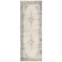 tesso living Vintage-Teppich, Creme, Textil, Rechteckig, 80x195 cm & Böden, Teppiche, Vintage-Teppiche