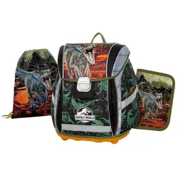 oxybag Schultaschenset PREMIUM LIGHT Jurassic World 3-teilig