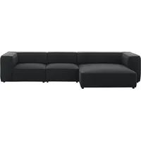 W.Schillig Ecksofa »around-the-block«, mit eleganter Biese, mit Federkern, Breite 341 cm