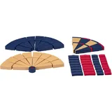 Kings Dart Dart-Segmente-Set Cabinett Profi", Blau-Rot