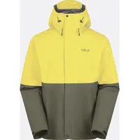 Rab Herren Downpour Jacke (Größe XL, gelb)