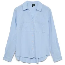Vero Moda Langarmbluse blau S